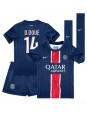 Otroške Nogometnih dresov Paris Saint-Germain Desire Doue #14 Domači 2024-25 Kratki rokavi (+ hlače)